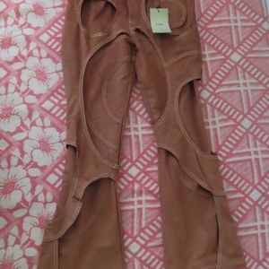 MYOB NYC / Cycle 【ARCHIVE COLLECTION】SPIRAL CUT-OUT PANTS 21ss sz S  (28x27)
